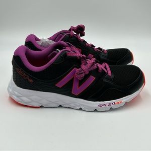 New balance 490v3 women’s black & pink speedride running shoes